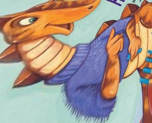 Cover of Dinosaur on Hanukkah